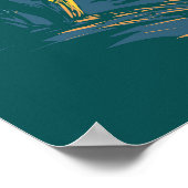 Poster Devils Tower Monument national Prairie Chien Vinta (Coin)