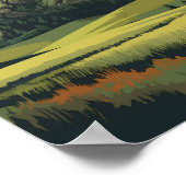 Poster Devils Tower National Monument Voyage Art Vintage (Coin)