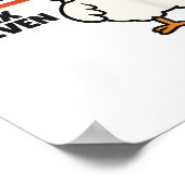 Poster Devinette drôle Quel poulet 67 Six Sept Mème  (Coin)