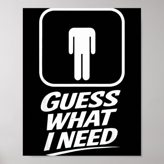 Poster Devinez ce qu'il faut d'humour de salle de bain dr (Devant)