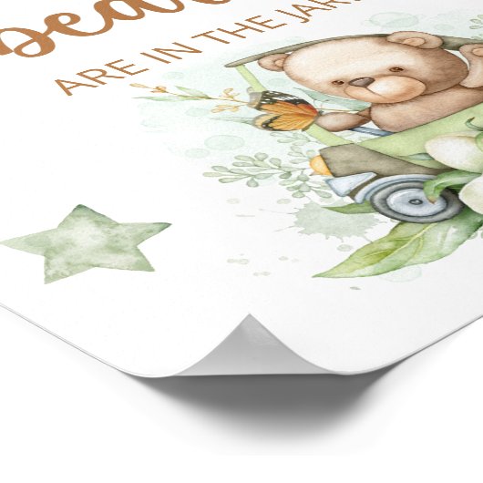 Poster Devinez combien d'affiches d'ours (Coin)