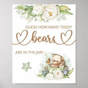 Poster Devinez combien d'affiches nounours