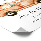 Poster Devinez combien de Baby showers Citrouille jeu (Coin)