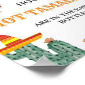 Poster Devinez combien de Baby showers Hot Tamales Fiesta (Coin)