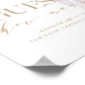 Poster Devinez combien de Baby showers Jeu Signer Douche (Coin)
