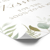 Poster Devinez combien de baisers Fête des mariées de ver (Coin)