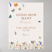 Poster Devinez combien de baisers Fête des mariées jeu pa (Devant)