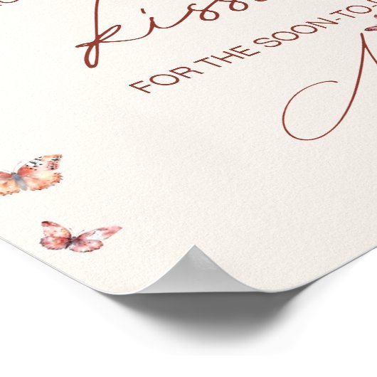 Poster Devinez combien de baisers Fête des mariées jeu pa (Coin)