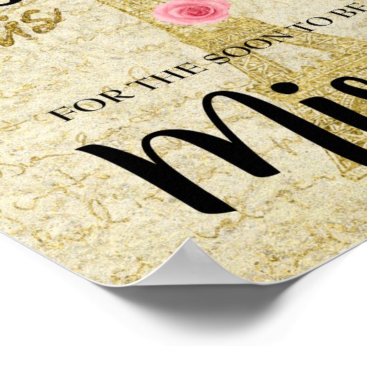 Poster Devinez combien de baisers Jeu de Baby Shower de P (Coin)