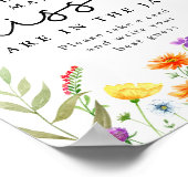 Poster Devinez combien de baisers jeu Fleur sauvage color (Coin)