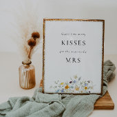 Poster Devinez combien de baisers Jeu Signe