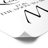 Poster Devinez combien de baisers pour le futur Mme Sign (Coin)