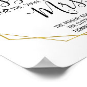 Poster Devinez combien de baisers pour le panneau de futu (Coin)