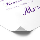 Poster Devinez combien de baisers pour le panneau de Mme (Coin)