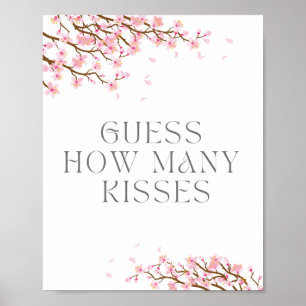 Poster Devinez combien de baisers se connectent pour la F