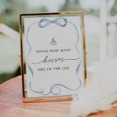 Poster Devinez combien de baisers se trouvent dans le bac