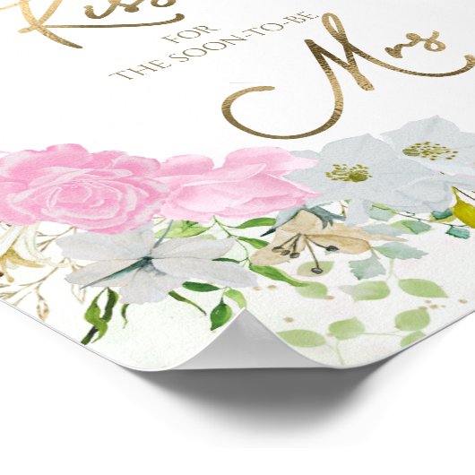 Poster Devinez combien de baisers signe de Fête des marié (Coin)