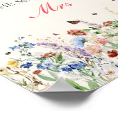 Poster Devinez combien de baisers signe | Fleurs sauvages (Coin)