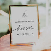 Poster Devinez combien de baisers sont dans le pot