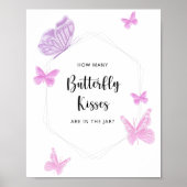 Poster Devinez combien de bisous de papillon (Devant)