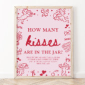 Poster Devinez combien de bisous pour la Saint-Valentin B