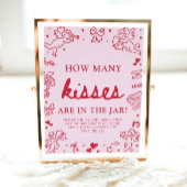 Poster Devinez combien de bisous pour la Saint-Valentin B