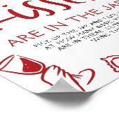 Poster Devinez combien de bisous pour un mariage italien (Coin)