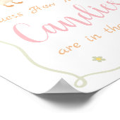 Poster Devinez combien de bonbons à la Baby Shower de l'o (Coin)