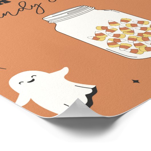 Poster Devinez combien de bonbons dans le panneau du part (Coin)