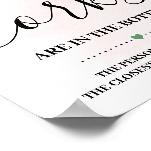 Poster Devinez combien de bouchons Citrons Rose Jeu de do (Coin)