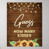 Poster Devinez combien de cacahuètes de chocolats de bonb (Devant)