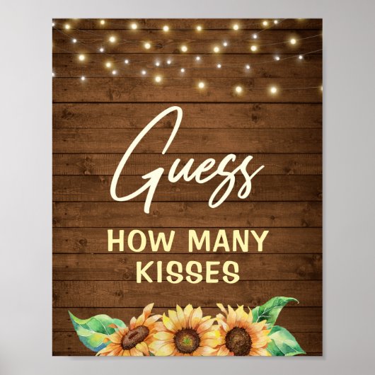 Poster Devinez combien de cacahuètes de chocolats de bonb (Devant)