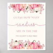 Poster Devinez Combien De Candies Sont Dans Le Signe Du J (Devant)