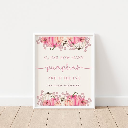 Poster Devinez Combien De Citrouilles Sont Dans Le Pannea