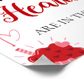 Poster Devinez combien de Coeurs Saint-Valentin Baby show (Coin)