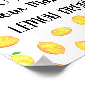 Poster Devinez combien de gouttes de citron à la fête de (Coin)