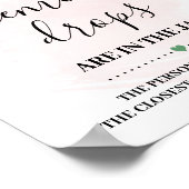 Poster Devinez combien de gouttes de citron Jeu de douche (Coin)