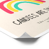 Poster Devinez combien de jeux de Baby showers Rainbow (Coin)