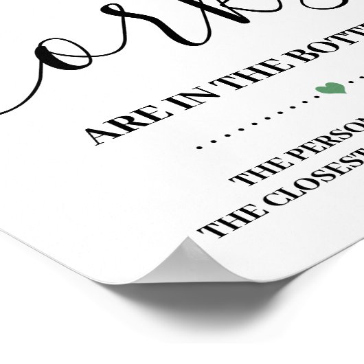 Poster Devinez combien de lièges citrons douche Jeu Signe (Coin)