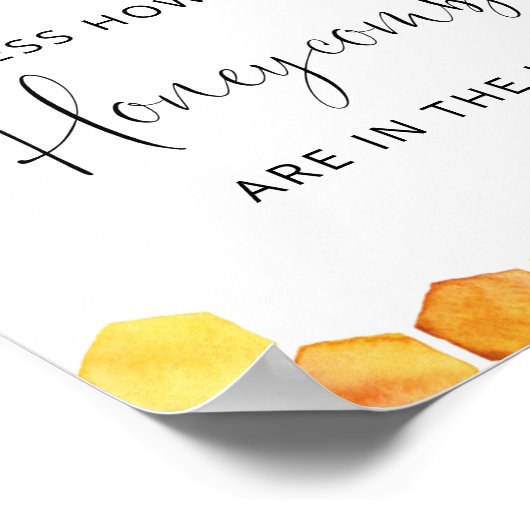 Poster Devinez combien de nids de miel se trouvent dans l (Coin)