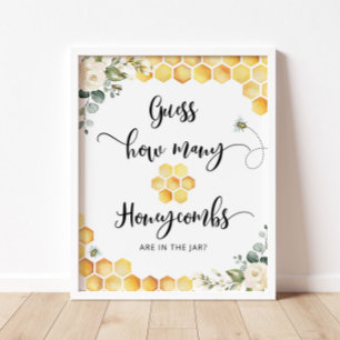 Poster Devinez combien de nids de miel se trouvent dans l