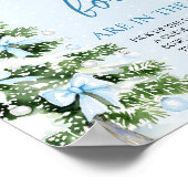 Poster Devinez combien de nœuds pour le bébé à Noël (Coin)