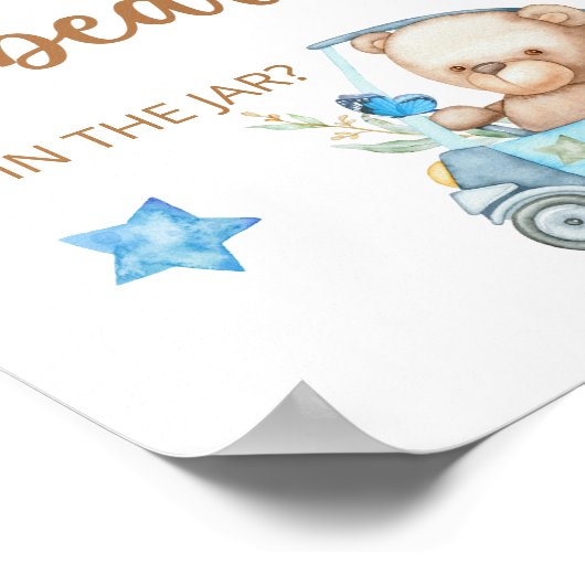 Poster Devinez combien de nounours (Coin)