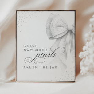 Poster Devinez combien de panneaux de table de Fêtes des