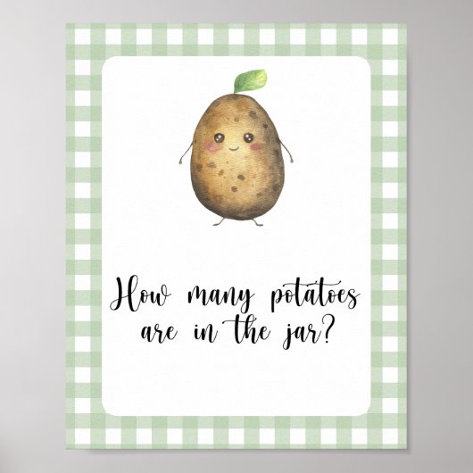 Poster Devinez combien de pommes de terre il y a dans le (Devant)