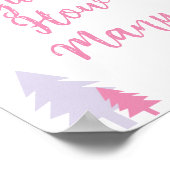 Poster Devinez combien de signes Baby shower d'hiver (Coin)