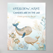 Poster Devinez combien de signes de jeu pour une fête pré (Devant)