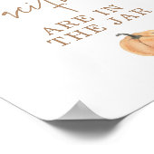 Poster Devinez combien de tétines Jeu de Baby Shower  (Coin)