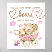 Poster Devinez combien d'ours (Devant)