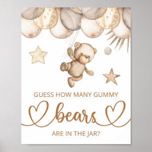 Poster Devinez combien d'ours
